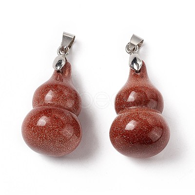 Natural & Synthetic Gemstone Pendants G-G846-02P-1