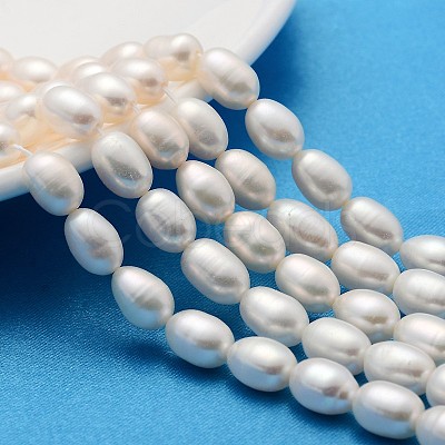 Natural Cultured Freshwater Pearl Beads Strands PEAR-L001-15-1