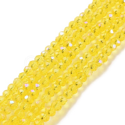 Electroplate Glass Beads Strands EGLA-A034-T8mm-L02-1