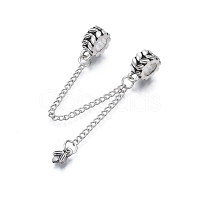 Rack Plating Alloy European Dangle Charms MPDL-N039-227-1