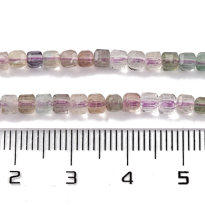 Gradient Color Natural Colorful Fluorite Beads Strands G-NH0034-A02-01-1