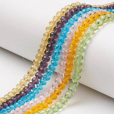 Glass Beads Strands EGLA-A034-T8mm-D-1