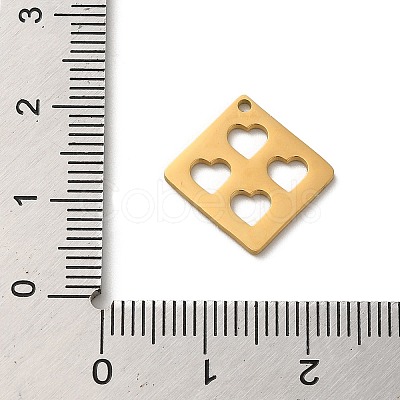 304 Stainless Steel Pendants STAS-O005-19G-1