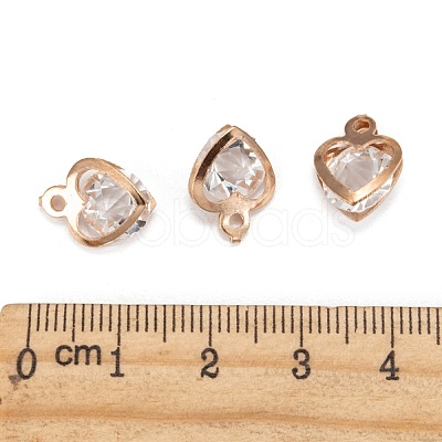 Iron Glass Charms X-IFIN-Q116-04-1