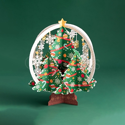 3D Christmas Tree Christmas Cards PW-WG9F1DB-01-1