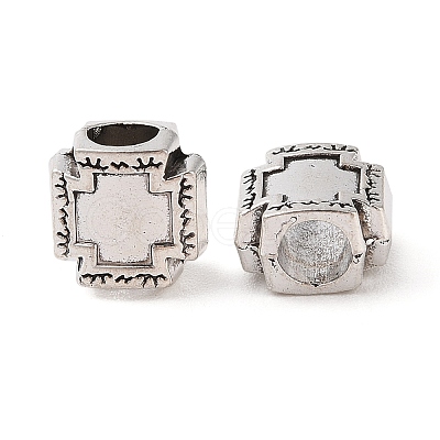 Tibetan Style Alloy European Beads FIND-C060-026AS-1