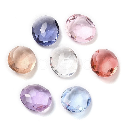 Pointed Back Glass Rhinestone Cabochons GLAA-B012-57-1