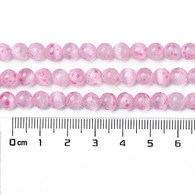 Natural Selenite Beads Strands G-Q162-A01-01B-03-1