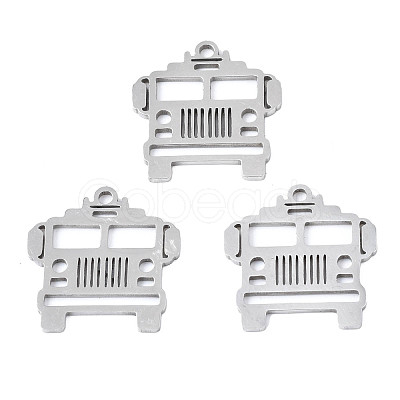 Non-Tarnish 201 Stainless Steel Pendants STAS-T044-267P-1