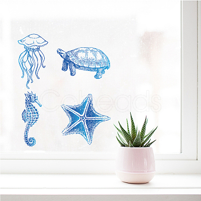 PVC Wall Sticker Sets DIY-WH0311-012-1