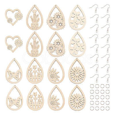 DIY Blank Earring Making Kit DIY-TA0006-18-1