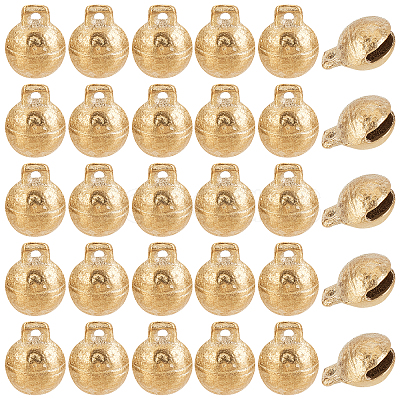 Gorgecraft Brass Bell Pendants FIND-GF0002-87-1