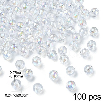 Transparent Acrylic Beads MACR-YW0002-90B-01-1