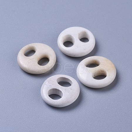 Natural White Agate Links connectors G-F638-11-1