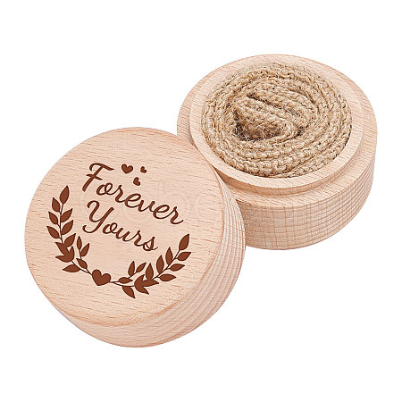 Wood Ring Box OBOX-WH0009-006-1