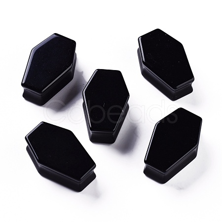 Natural Black Obsidian Beads G-P442-02C-1