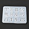 DIY Silicone Molds, Resin Casting Molds, For UV Resin, Epoxy Resin Jewelry Pendants Making, Twelve Constellations, White, 115x90x7mm