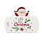 Christmas Theme Paper Pillow Gift Boxes, Gift Packaging Boxes with Hanging Hole for Gift Wrapping, Santa Claus, 13x2.75x11.5cm