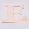 Unfinished Wood Shape, Customizable, Letter, Letter.E, 29.6x28x0.2cm