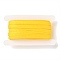 Polyester Grosgrain Ribbon,  for DIY Handmade Craft, Gift Decoration, Yellow, 1/4 inch(5mm), about 10.93 yards (10m)/card