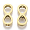 304 Stainless Steel Beads, Infinity, Golden, 14.5x7x3mm, Hole: 2mm