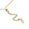 201 Stainless Steel Double Layer Necklace with Round Ball Beaded for Women NJEW-D055-01G-4