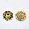 Tibetan Style Alloy Bead Caps MLF1434Y-NF-1