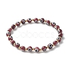 Handmade Evil Eye Lampwork Round Beads Stretch Bracelet Set for Teen Girl Women BJEW-JB07001-4