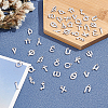 PandaHall Elite 48Pcs 24 Letters 304 Stainless Steel Charms STAS-PH0001-30-3