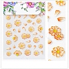 5D Flower/Leaf Watermark Slider Art Stickers MRMJ-S008-084E-1