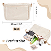 Canvas Drawstring Cosmetic Pouches ABAG-WH0035-049-2
