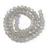 Electroplate Glass Beads Strands X-EGLA-A034-J8mm-L09-3