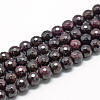 Natural Garnet Beads Strands X-G-R447-10mm-01-1