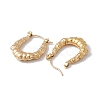 Ion Plating(IP) 304 Stainless Steel Chunky Hoop Earrings for Women EJEW-E199-07G-2