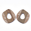 Resin & Walnut Wood Pendants RESI-S358-51-2