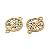 Alloy Enamel Connector Charms FIND-H039-19G-A-2