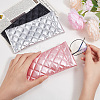CRASPIRE 3pcs 3 Colors Rhombus Pattern Rectangle Polyester Eyeglass Pouch AJEW-CP0005-55-3