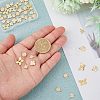 SUPERFINDINGS 50Pcs 5 Style Rack Plating Brass Charms KK-FH0004-69-3