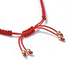 Adjustable Nylon Thread Braided Beads Bracelets BJEW-JB04431-4