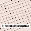 304 Stainless Steel Round Seamed Beads STAS-YW0001-84-5