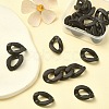 20Pcs Opaque Spray Painted Acrylic Linking Rings OACR-YW0001-54-5