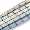 Electroplate Non-magnetic Synthetic Hematite Beads Strands G-N0322-13-1