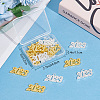 SUNNYCLUE 20Pcs 2 Colors Alloy Pendants FIND-SC0004-10-6