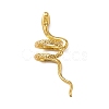 Alloy Snake Cuff Earrings EJEW-L263-01G-2