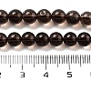 Natural Smoky Quartz Round Beads Strands G-E329-6mm-38A-3