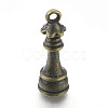 Alloy Chess Pendants X-PALLOY-H201-06AB-2