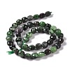 Natural Ruby in Zoisite Beads Strands G-K318-12-3
