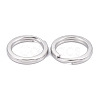 Tarnish Resistant 304 Stainless Steel Keychain Clasps KEYC-D049-05-3