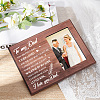 MDF Wood Photo Frames DIY-WH0231-059-6