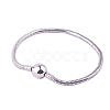 304 Stainless Steel European Style Bracelets for Jewelry Making STAS-PH0006-01A-1